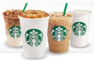 Starbucks coffee drinks