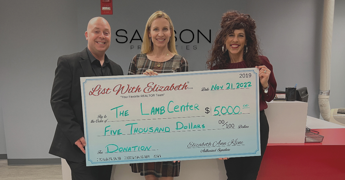 List With Elizabeth donation to local Fairfax homeless shelter